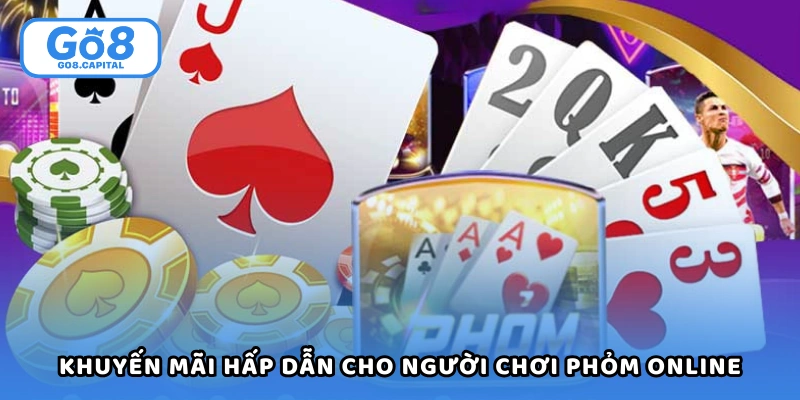 Go8 tổ chức nhiều khuyến mãi hấp dẫn cho người chơi phỏm online